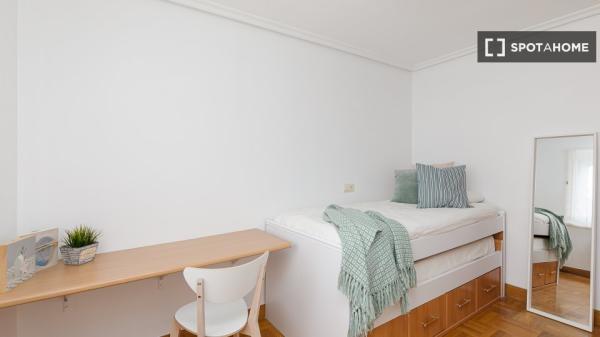 Chambre dans un appartement partagé à Donostia