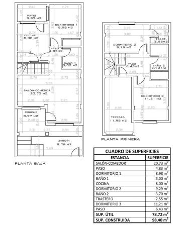 Chalet pareado en calle Tiberiades