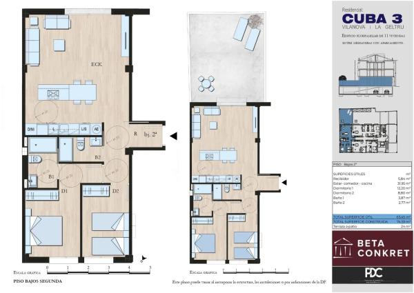 Dúplex en venta en de Cuba, 3