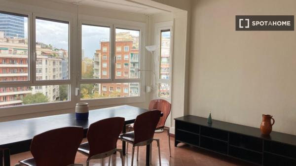 Habitación en piso compartido en barcelona.