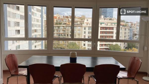 Habitación en piso compartido en barcelona.