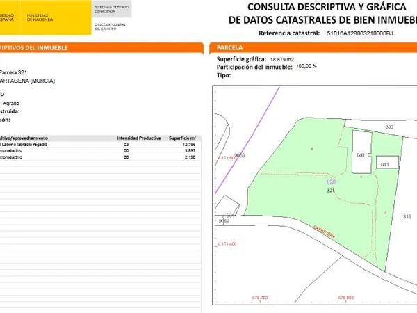 Terreno en carretera F40 Paraje La Estrella, 40 Fkm