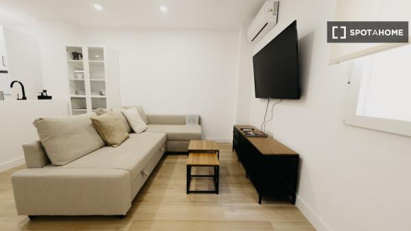 Apartamento completo de 1 dormitorio en Málaga