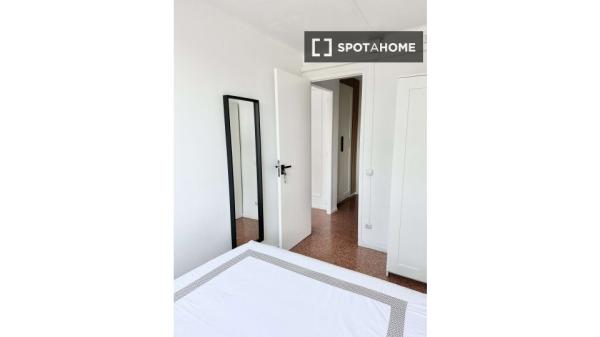 Habitación en piso compartido en barcelona.