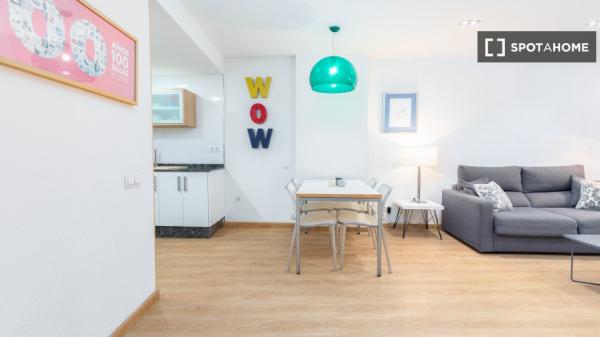 Apartamento entero de 1 dormitorio en València