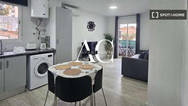 Apartamento entero de 1 dormitorio en València