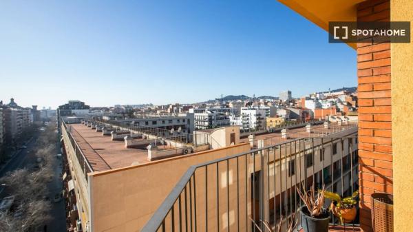 Habitación en piso compartido en barcelona.