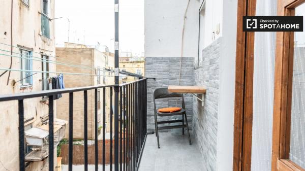 Moderno apartamento de 1 dormitorio en alquiler en El Raval, Barcelona