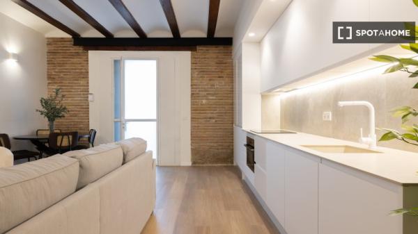 Apartamento entero de 1 dormitorio en València