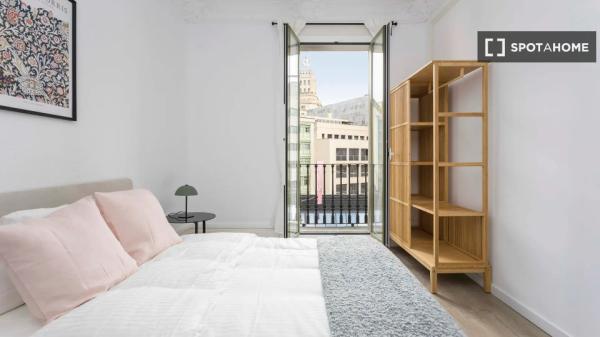 Habitación en piso compartido en barcelona.