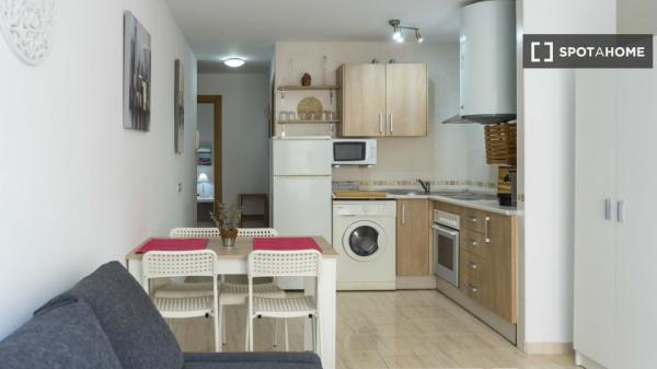 Apartamento de un dormitorio en alquiler en el centro de Málaga