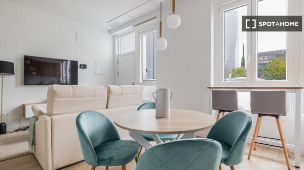 Apartamento de 1 dormitorio en alquiler en Madrid