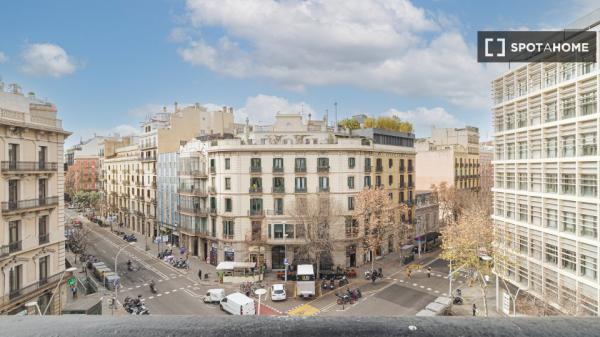 Habitación en piso compartido en barcelona.